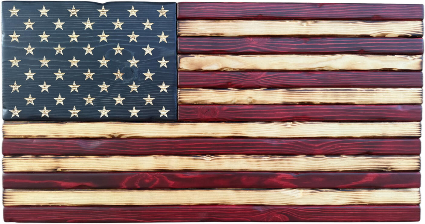 50 Stars Beveled Medium Burn