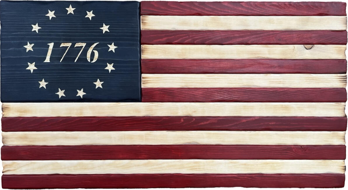 1776 Beveled Light Burn